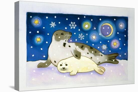 Cosmic Seals, 1997-Cathy Baxter-Stretched Canvas