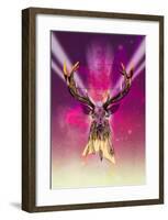 Cosmic Stag-Karin Roberts-Framed Art Print