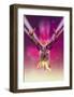 Cosmic Stag-Karin Roberts-Framed Art Print