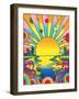 Cosmic Sun-Howie Green-Framed Giclee Print