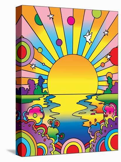 Cosmic Sun-Howie Green-Stretched Canvas