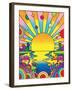 Cosmic Sun-Howie Green-Framed Giclee Print