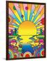 Cosmic Sun-Howie Green-Framed Giclee Print