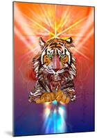 Cosmic Tiger-Karin Roberts-Mounted Art Print