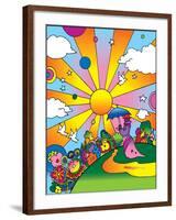 Cosmic Umberella-Howie Green-Framed Giclee Print