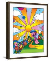 Cosmic Umberella-Howie Green-Framed Giclee Print