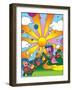 Cosmic Umberella-Howie Green-Framed Giclee Print