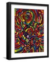 Cosmic Umbrella Lady-Howie Green-Framed Giclee Print