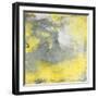 Cosmic Yellow mate-Jace Grey-Framed Art Print