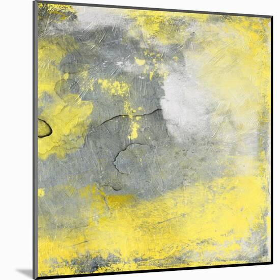 Cosmic Yellow mate-Jace Grey-Mounted Art Print