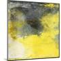 Cosmic Yellow-Jace Grey-Mounted Art Print