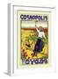 Cosmopolis Cyclos-A. Gual-Framed Art Print