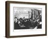 Cosmopolitan Bohemia at Cafe La Rotonde, Montparnasse, 1924-null-Framed Premium Giclee Print