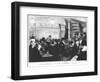 Cosmopolitan Bohemia at Cafe La Rotonde, Montparnasse, 1924-null-Framed Premium Giclee Print