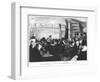 Cosmopolitan Bohemia at Cafe La Rotonde, Montparnasse, 1924-null-Framed Premium Giclee Print