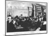 Cosmopolitan Bohemia at Cafe La Rotonde, Montparnasse, 1924-null-Mounted Premium Giclee Print