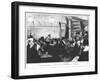 Cosmopolitan Bohemia at Cafe La Rotonde, Montparnasse, 1924-null-Framed Giclee Print