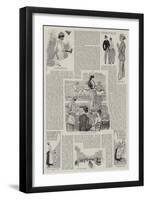 Cosmopolitan Notes at the Paris Exhibition-null-Framed Giclee Print