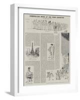 Cosmopolitan Notes at the Paris Exhibition-null-Framed Giclee Print