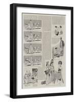 Cosmopolitan Notes at the Paris Exhibition-null-Framed Giclee Print