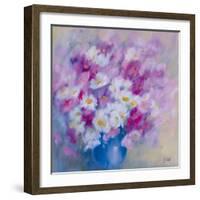 Cosmos et Marguerites-Genevieve Dolle-Framed Giclee Print