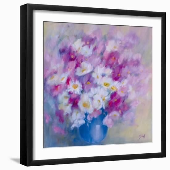 Cosmos et Marguerites-Genevieve Dolle-Framed Giclee Print