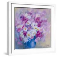 Cosmos et Marguerites-Genevieve Dolle-Framed Giclee Print