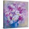 Cosmos et Marguerites-Genevieve Dolle-Stretched Canvas