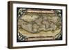 Cosmos Ortelius World Map 1570-Vintage Lavoie-Framed Giclee Print