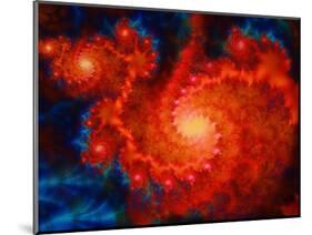 Cosmos-Tina Lavoie-Mounted Premium Giclee Print