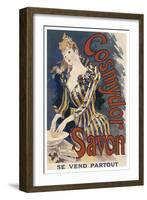 Cosmydor Savon, 1891-Jules Chéret-Framed Giclee Print