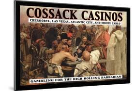 Cossack Casinos: Gambling for the High Rolling Barbarian-null-Mounted Art Print