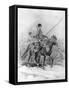 Cossack Cavalry, 1914-Georges Bertin Scott-Framed Stretched Canvas