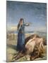 Cossack Girl Finding Body of Mazepa, 1851-Theodore Chasseriau-Mounted Giclee Print