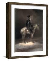 Cossack on Horseback, 1837-Franz Kruger-Framed Giclee Print