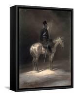 Cossack on Horseback, 1837-Franz Kruger-Framed Stretched Canvas