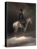 Cossack on Horseback, 1837-Franz Kruger-Stretched Canvas