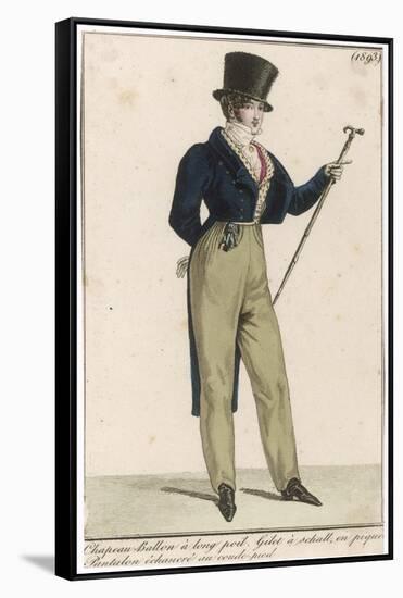 Cossack Trousers 1820-null-Framed Stretched Canvas