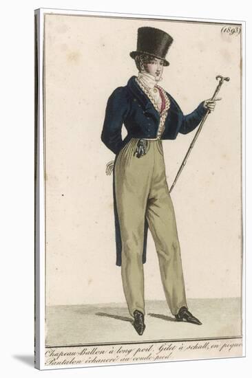 Cossack Trousers 1820-null-Stretched Canvas