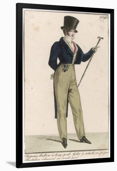 Cossack Trousers 1820-null-Framed Art Print