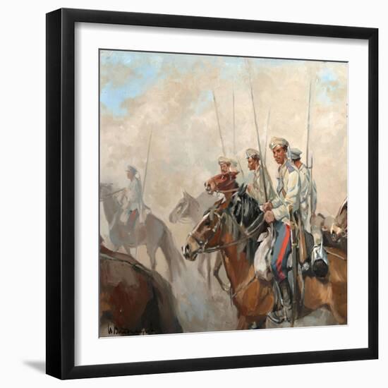 Cossacks, 1910S-Ivan Alexeyevich Vladimirov-Framed Giclee Print