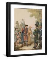 Cossacks and Kalmyks-Georg Emanuel Opitz-Framed Giclee Print
