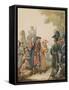 Cossacks and Kalmyks-Georg Emanuel Opitz-Framed Stretched Canvas