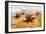 Cossacks Charging Into Battle-Franz Roubaud-Framed Giclee Print