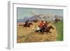 Cossacks Charging into Battle-Roubaud-Framed Giclee Print