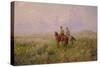 Cossacks in the Steppe, 1900s-Sergei Ivanovich Vasilkovsky-Stretched Canvas