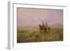 Cossacks in the Steppe, 1900s-Sergei Ivanovich Vasilkovsky-Framed Giclee Print