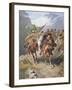 Cossacks of the Caucasus Return from a Raid on a Settlement of Muslim Cossacks-Russian-Framed Giclee Print