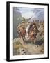 Cossacks of the Caucasus Return from a Raid on a Settlement of Muslim Cossacks-Russian-Framed Giclee Print