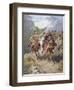 Cossacks of the Caucasus Return from a Raid on a Settlement of Muslim Cossacks-Russian-Framed Premium Giclee Print